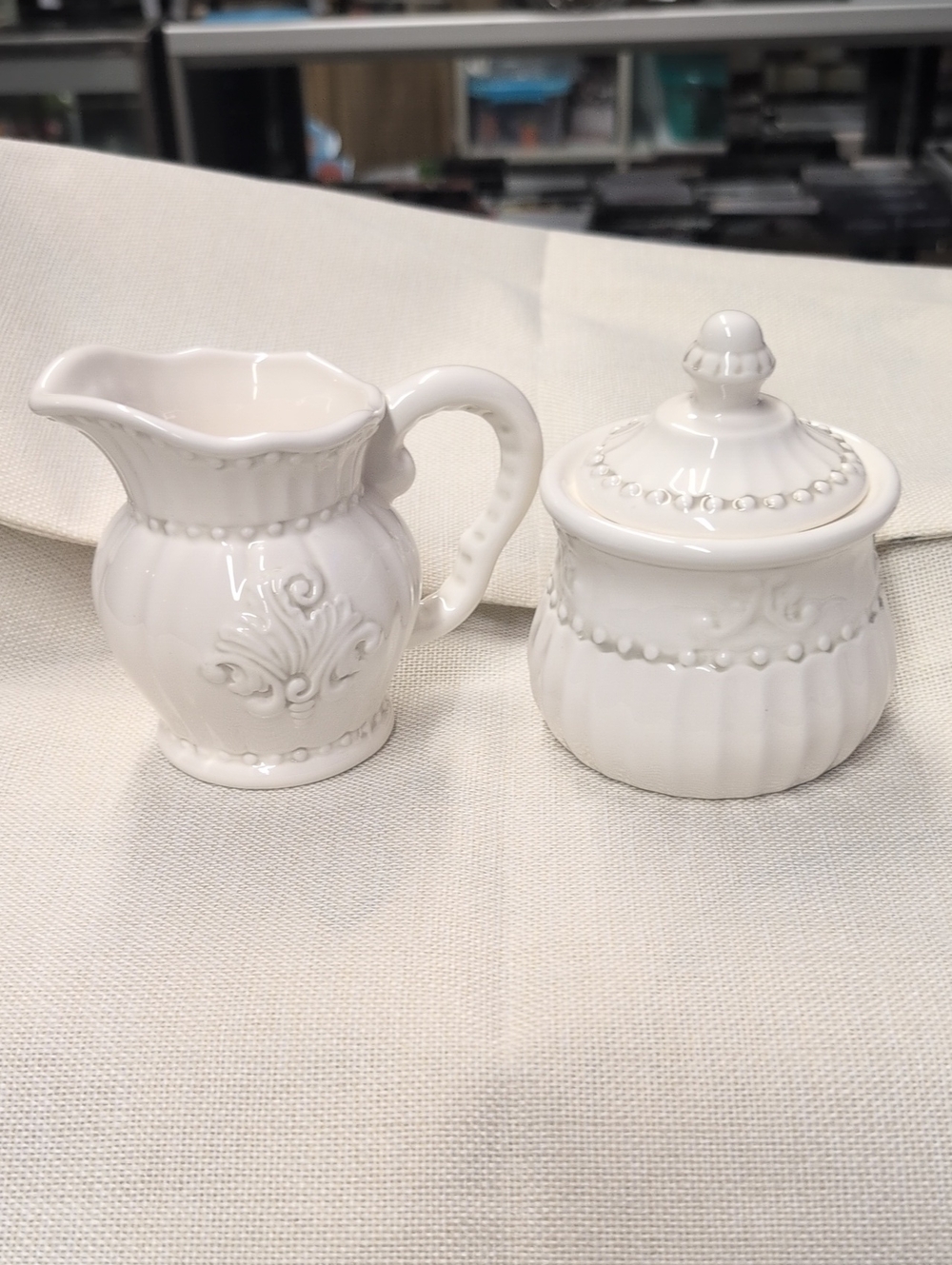 American Atelier At Home Cream And Sugar Bowl